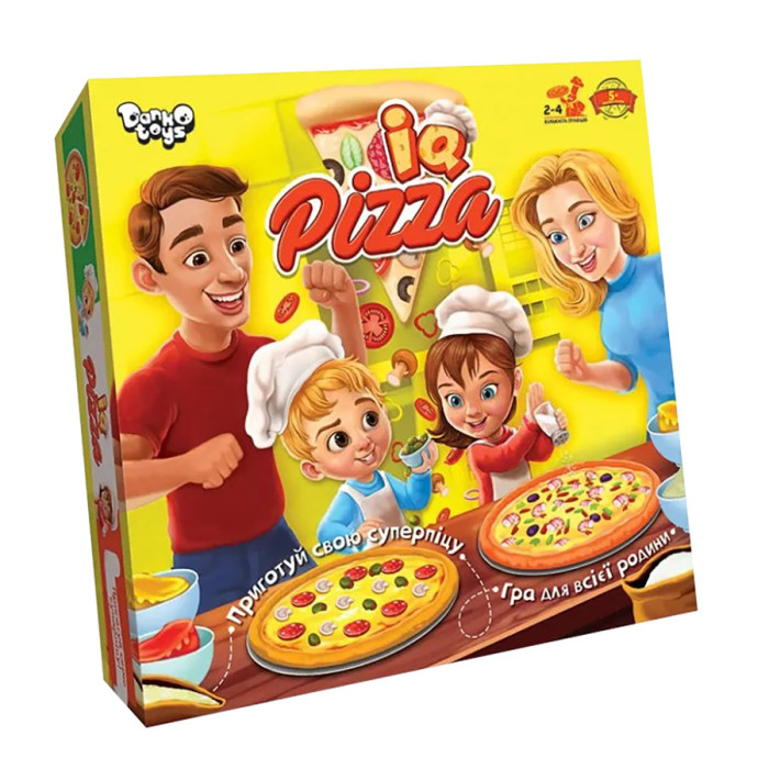 Сімейна настільна гра "IQ Pizza" G-IP-01U укр. мовою Danko Toys
