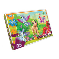 М'які пазли "Єдинороги" S35-10-06, 35 елементів Danko Toys