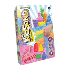 Креативна творчість "Кінетичний пісок "KidSand" KS-04-04U коробка 600 г  Danko Toys