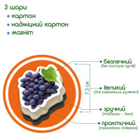 Набір магнітів Magdum "Фрукти і ягоди" ML4031-11 EN Magdum