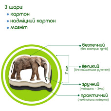 Набір магнітів Зоо 19шт ML4031-02 EN Magdum
