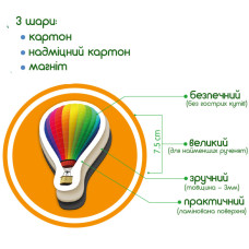 Дитячий набір магнітів Професії і транспорт ML4031-31 EN Magdum