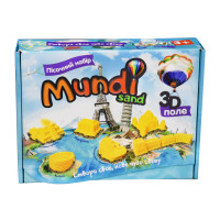 Набір для творчості "Mundi sand" Strateg 39000, 9 формочок Strateg