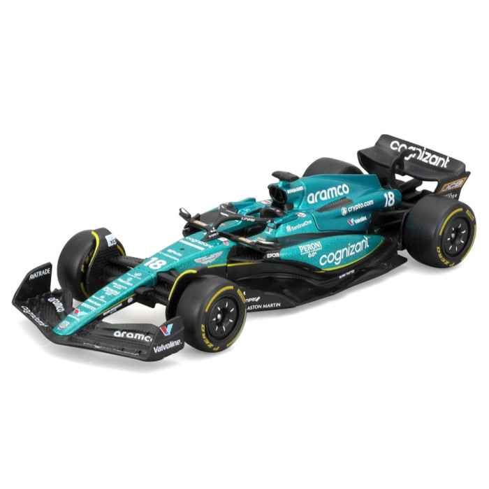 Колекційна автомодель "Aston Martin AMR23 (2023)" Bburago 18-38090, 1:43 масштаб Bburago