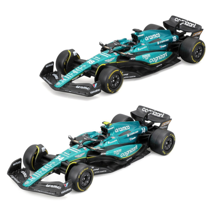 Колекційна автомодель "Aston Martin AMR23 (2023)" Bburago 18-38090, 1:43 масштаб Bburago