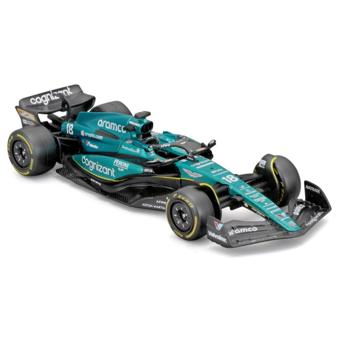 Колекційна автомодель "Aston Martin AMR23 (2023)" Bburago 18-38090, 1:43 масштаб Bburago