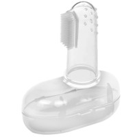 Силіконова зубна щітка для ясен MGZ-0706(Crystal) у футлярі Megazayka