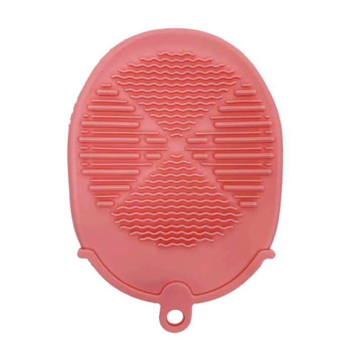 Силіконова мочалка-рукавичка для купання MGZ-0929(Pink) Mega Zayka