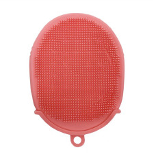 Силіконова мочалка-рукавичка для купання MGZ-0929(Pink) Mega Zayka