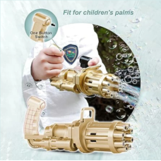 Генератор мильних бульбашок Bubble Gun Blaster "Кулемет" Bambi BB-04893 Bambi
