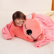 Дитяча м'яка іграшка "Коала" L1129(Pink) іграшка з пледом, розмір 50 см Bambi