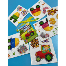 Дитяча настільна гра "Веселий фермер" VT2100-13 з липучками Vladi Toys