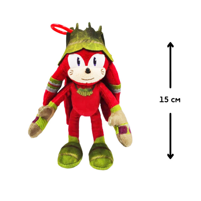 М'яка іграшка на кліпсі Наклз SONIC PRIME SON7004D 15 см Sonic Prime