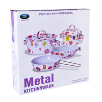Дитячий набір посуду "Kitchenware" 620-B5(White) каструля, пательня Bambi