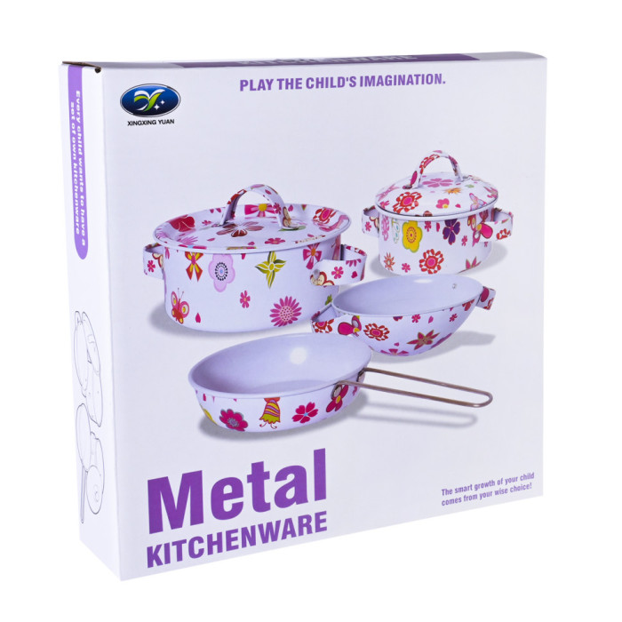 Дитячий набір посуду "Kitchenware" 620-B5(White) каструля, пательня Bambi