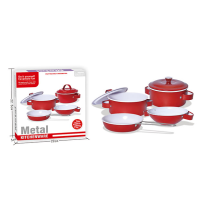 Дитячий набір посуду "Kitchenware" 620-B5(Red) каструля, пательня Bambi