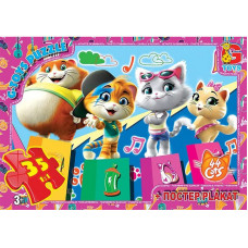 Дитячий пазл "44 кошеняти" YT55 постер 35 елементів G-Toys