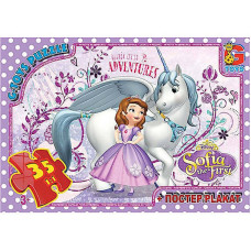 Дитячий пазл "Софія Прекрасна" SF018 постер 35 елементів G-Toys