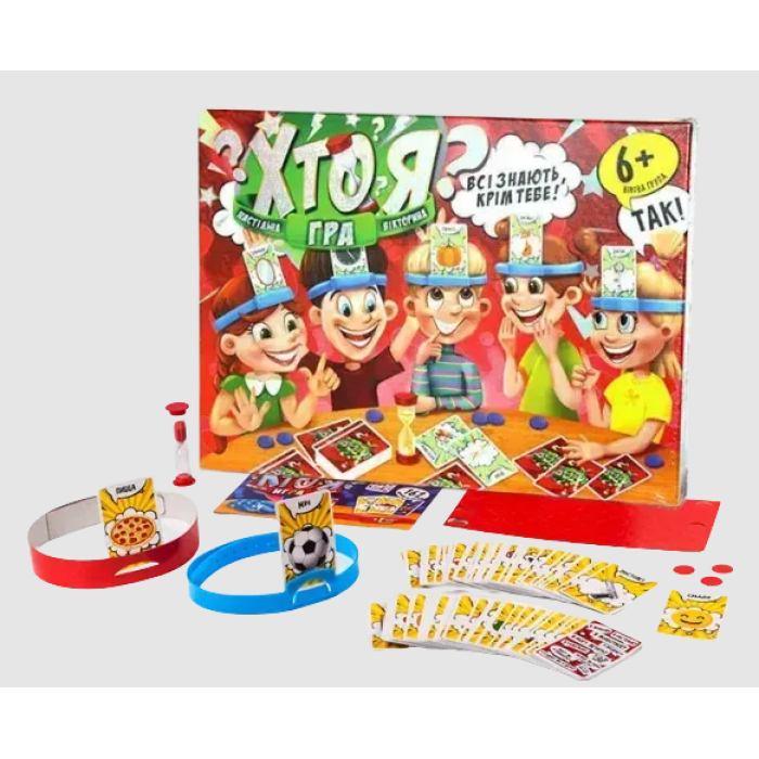 Дитяча настільна гра Хто я? 7499DT укр. мовою Danko Toys