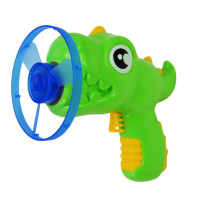 Дитячий пістолет запускалка Динозаврик HM-03(Green) 4 диска Bambi