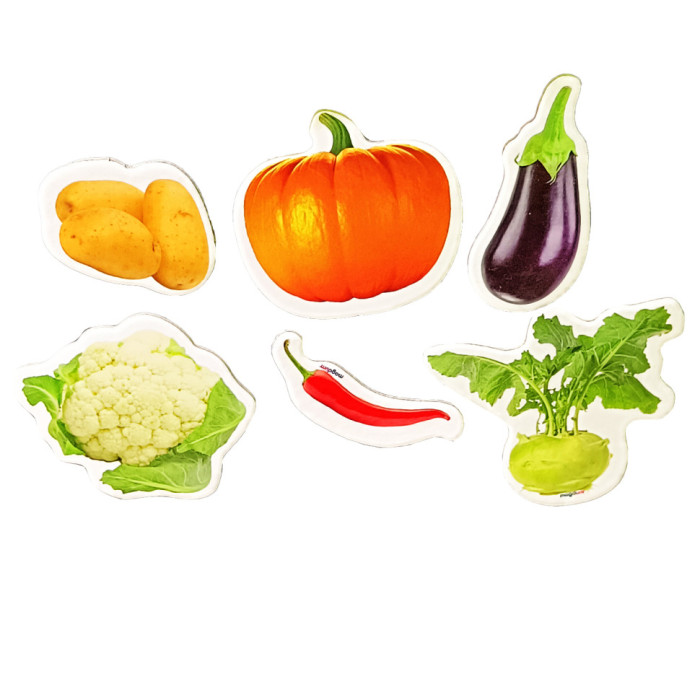 Дитячий набір магнітів "Овочі" ML4032-21 в наборі 6 магнітів Magdum