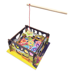 Дерев'яний сортер-рибалка "Океан" C 61739 стіни-конструктор, математичний та фігурний Bambi