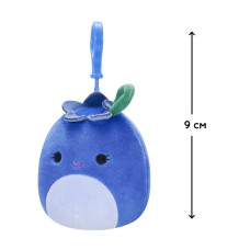 М'яка іграшка Чорниця Блубі Squishmallows SQCP00147 на кліпсі 9 см Squishmallows