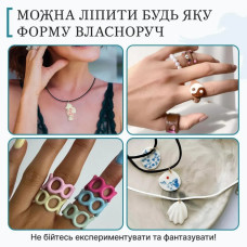 Великий набір для створення прикрас "Птахи" GL-008 з пластичної глини Alexes