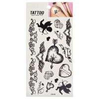 Тимчасове татуювання "Black hearts Tattoo" 1020-HM459 Bambi