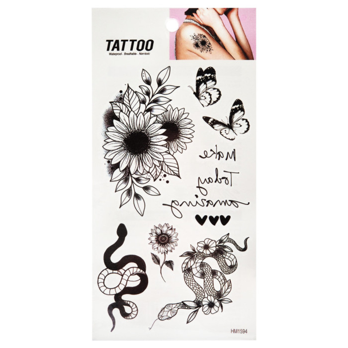 Тимчасове татуювання "Make today amazing Tattoo" 1020-HM1594 Bambi
