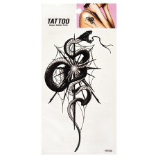 Тимчасове татуювання "Чорна змія Tattoo" 1020-HM1605 Bambi
