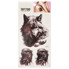 Тимчасове татуювання "Вовк та орел Tattoo" 1020-HM1717 Bambi