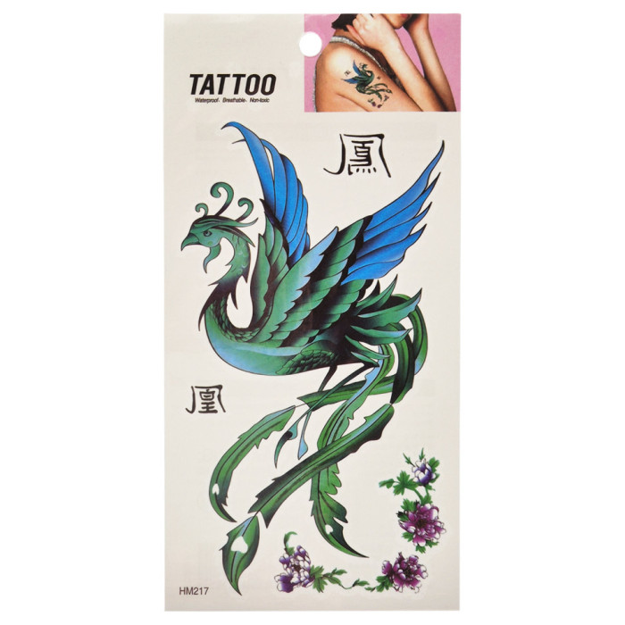 Тимчасове татуювання "Жар-птиця Tattoo" 1020-HM217 Bambi