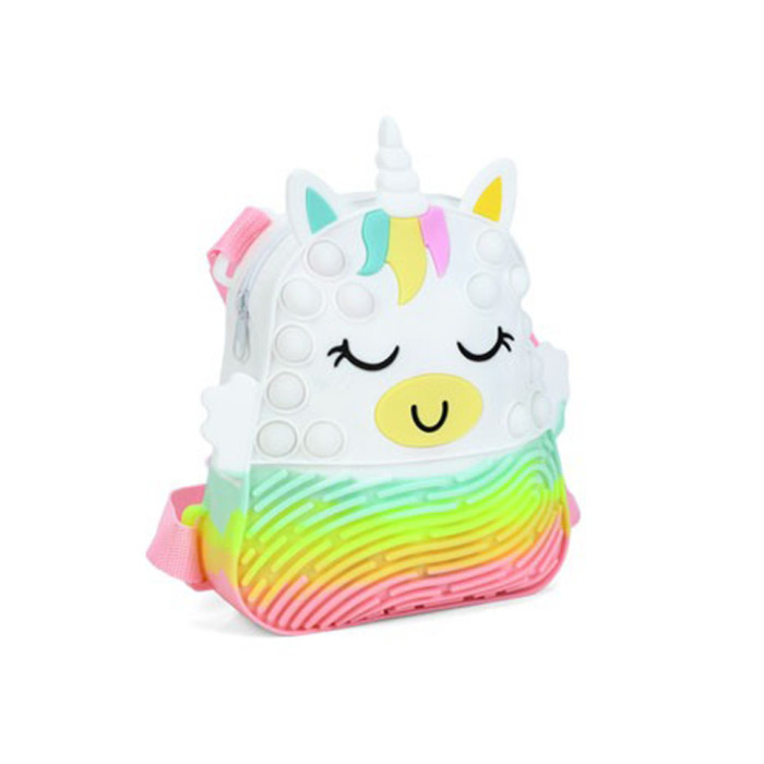 Дитяча сумочка-рюкзачок "Єдиноріг" 9882(White) розмір 20 см Bambi