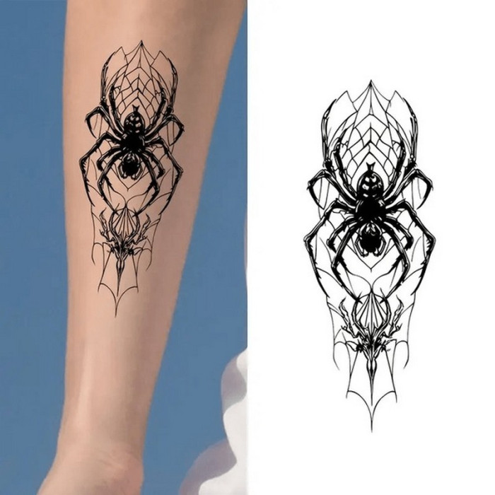 Набір дитячих тимчасових татуювань "Чорні міні №5" black-tattoo-mini-set-5-T Fresh Tattoo