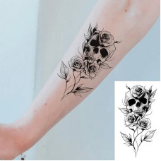 Набір дитячих тимчасових татуювань "Чорні міні №5" black-tattoo-mini-set-5-T Fresh Tattoo