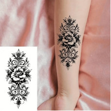 Набір дитячих тимчасових татуювань "Чорні міні №5" black-tattoo-mini-set-5-T Fresh Tattoo