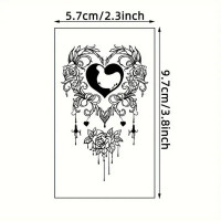 Набір дитячих тимчасових татуювань "Чорні міні №4" black-tattoo-mini-set-4-H Fresh Tattoo
