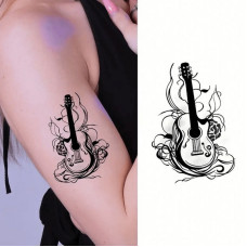 Набір дитячих тимчасових татуювань "Чорні міні №4" black-tattoo-mini-set-4-H Fresh Tattoo