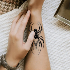Набір дитячих тимчасових татуювань "Чорні міні №4" black-tattoo-mini-set-4-H Fresh Tattoo