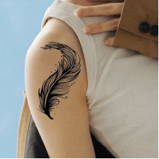Набір дитячих тимчасових татуювань "Чорні міні №4" black-tattoo-mini-set-4-H Fresh Tattoo