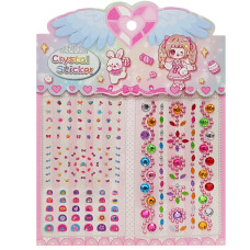 Наклейки декоративні XY-008-1(Pink) для авто, ноутбуків, телефонів Bambi