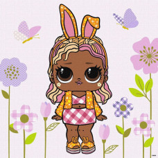 Картина за номерами "L.O.L. Surprise! HipHop4Lyfe BossBunny" KHO1103, 40х40 см  Идейка