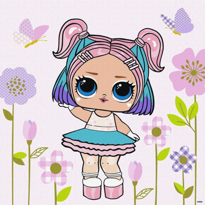 Картина за номерами "L.O.L. Surprise! HipHop4Lyfe CandyQT" KHO1104, 40х40 см Идейка