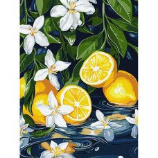 Картина за номерами "Лимон у розрізі"©art_selena_ua KHO5733, 30х40 см Идейка
