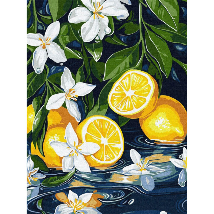 Картина за номерами "Лимон у розрізі"©art_selena_ua KHO5733, 30х40 см Идейка