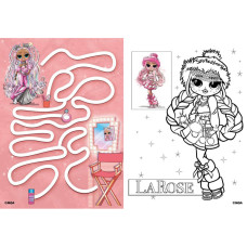 Дитяча книжка-розмальовка "Fashion Show LaRose" LCB2 зі стікерами Идейка