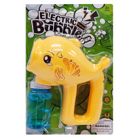 Дитячий генератор мильних бульбашок "Рибка" F2288(Yellow) 60 мл Bambi
