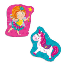 Дитячі магнітні пазли "Фея та єдиноріг" VT3208-30, 7 елементів Vladi Toys