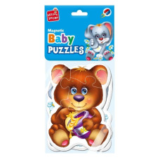 Дитячі магнітні пазли "Лісові жителі" VT3208-17, 9 елементів Vladi Toys